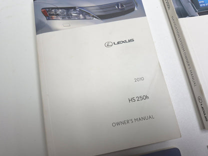 2010 Lexus Hs250h Owners Manual W/ Case OEM