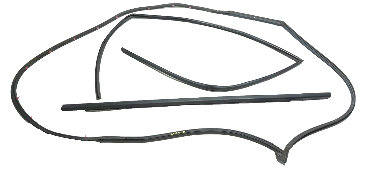 2007 Honda Fit Front Door Weatherstrip Seal Driver Side Left 3pcs OEM