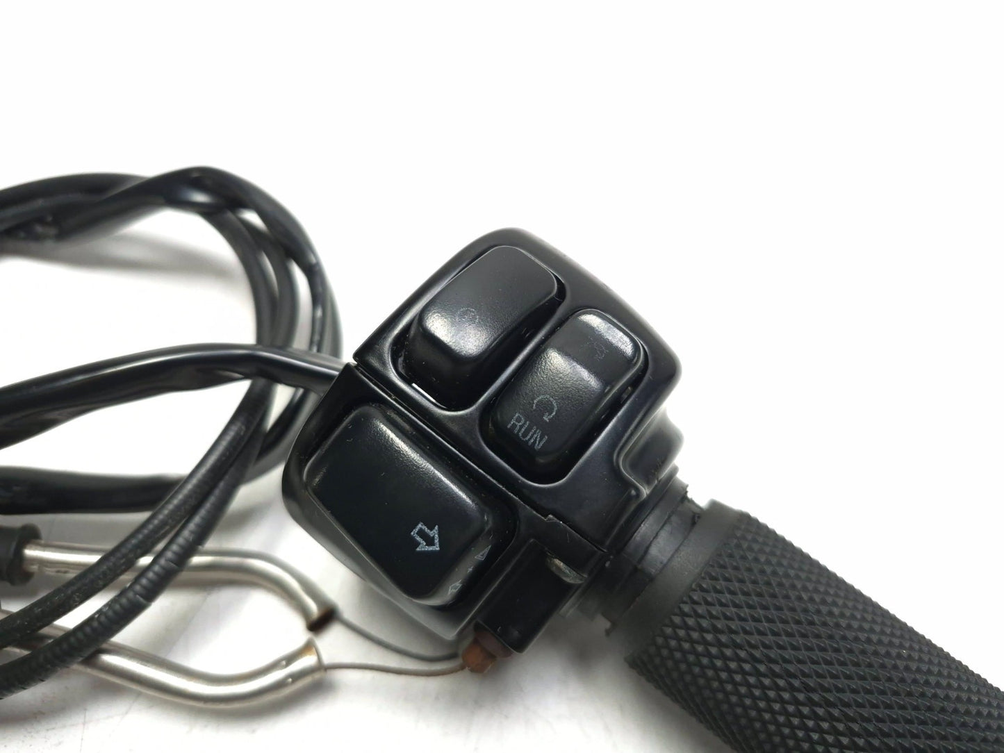 1996-2006 Harley Sportster Dyna Softail Right Handlebar Switch & Throttle Grip