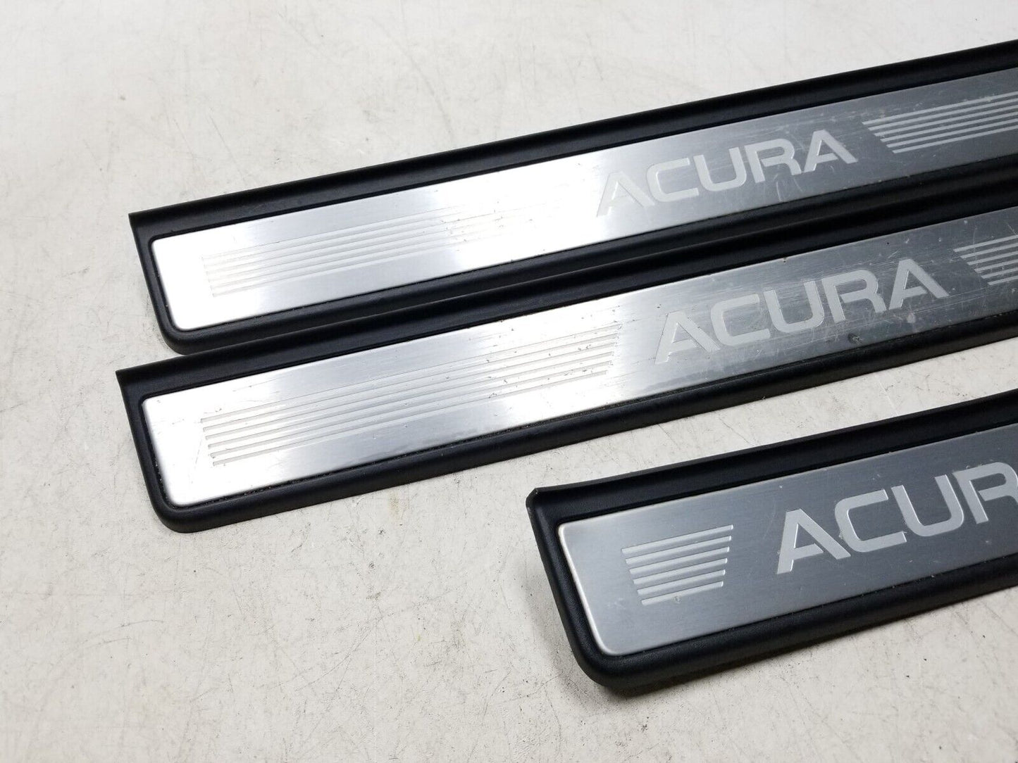 2004 - 2008 Acura Tl Door Sill Scuff Plate Trim 3pcs OEM