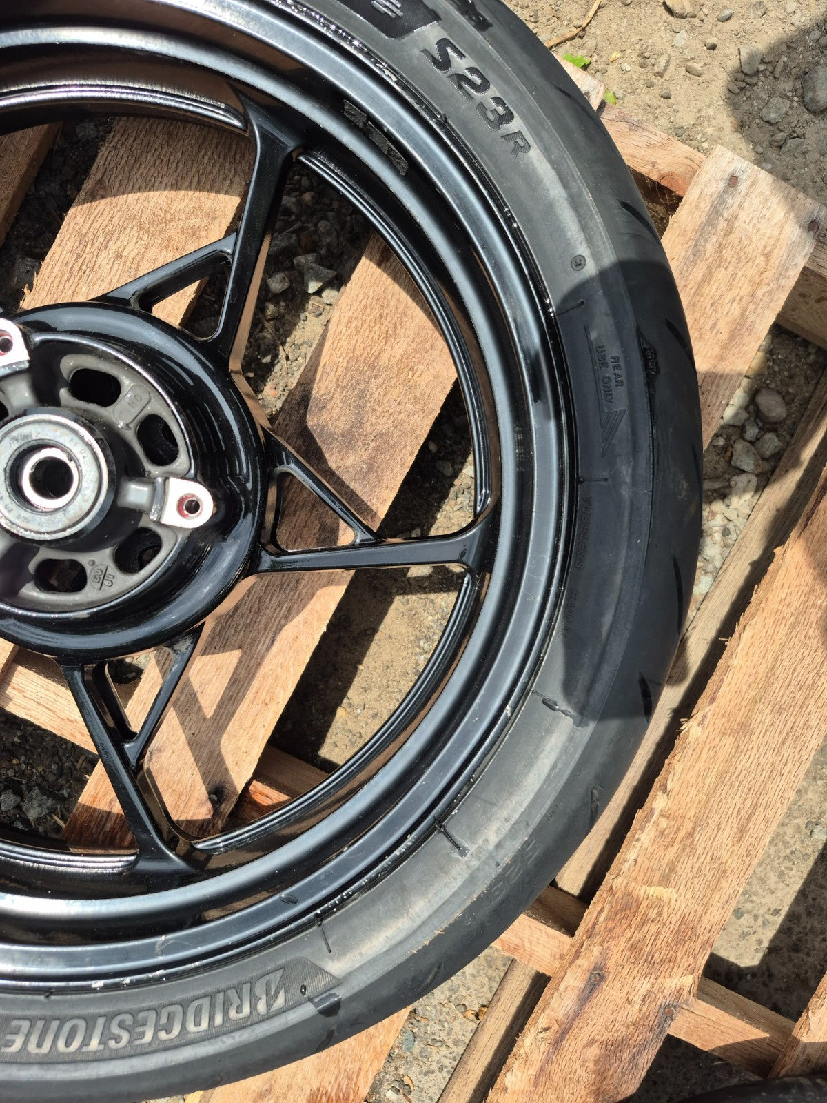 2019 Kawasaki Z400 Er400d Wheel Rim & Tire Front & Rear *straight* OEM