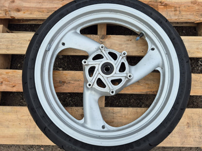 1998 Yamaha Yzf600 Wheel Rim W/ Tire Rear & Front Pair R17 OEM