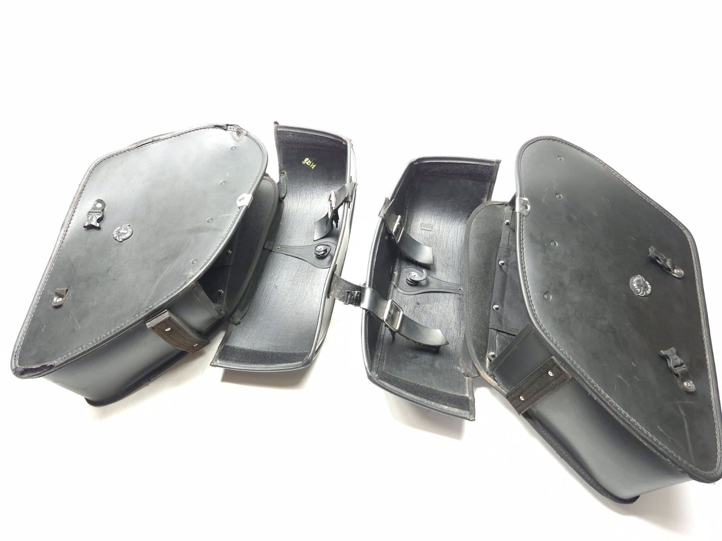 Viking Bags Leather Saddlebags Harley Dyna Fat Bob Fxdf 2008-2017 Hard Mount OEM