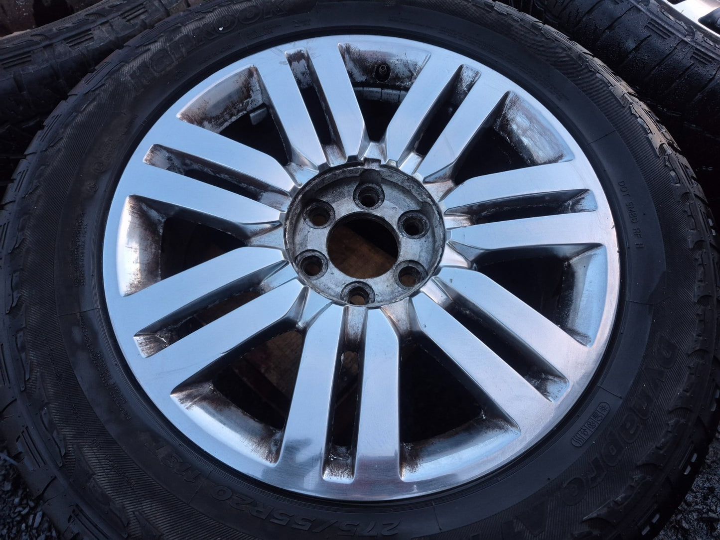 2008 Lincoln Navigator L Wheel Rim W/tire Hankook 275/55 R20 6/32 4 Pcs OEM