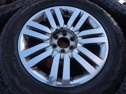 2008 Lincoln Navigator L Wheel Rim W/tire Hankook 275/55 R20 6/32 4 Pcs OEM