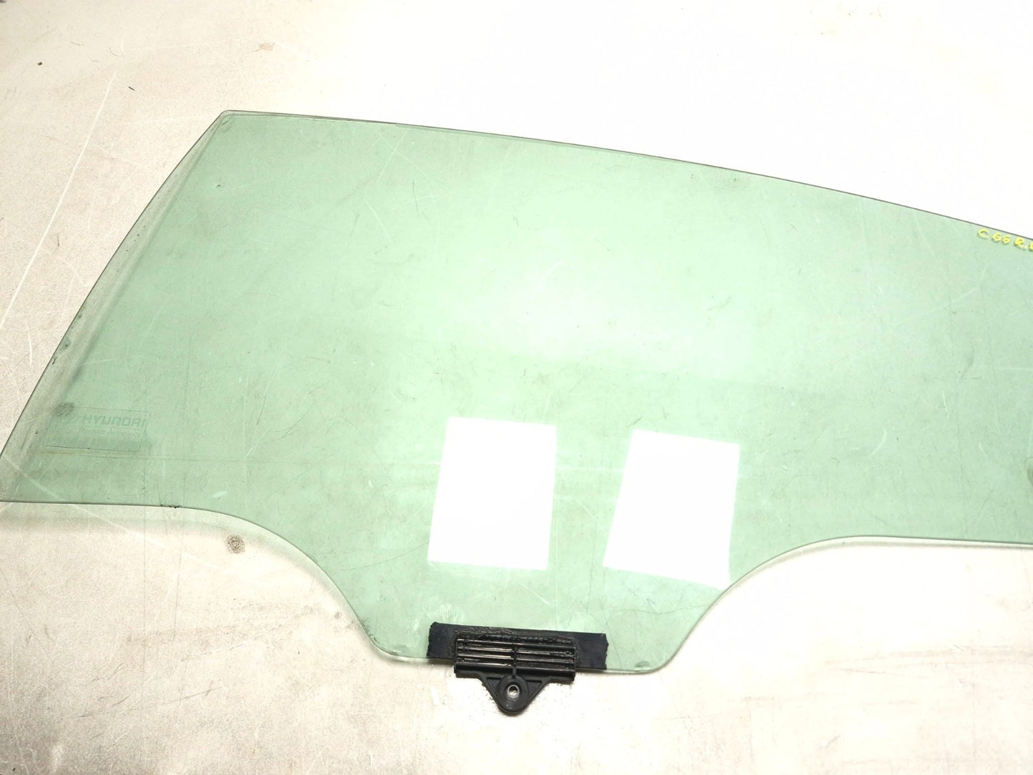 2012 Hyundai Sonata Rear Driver Door Window Glass OEM