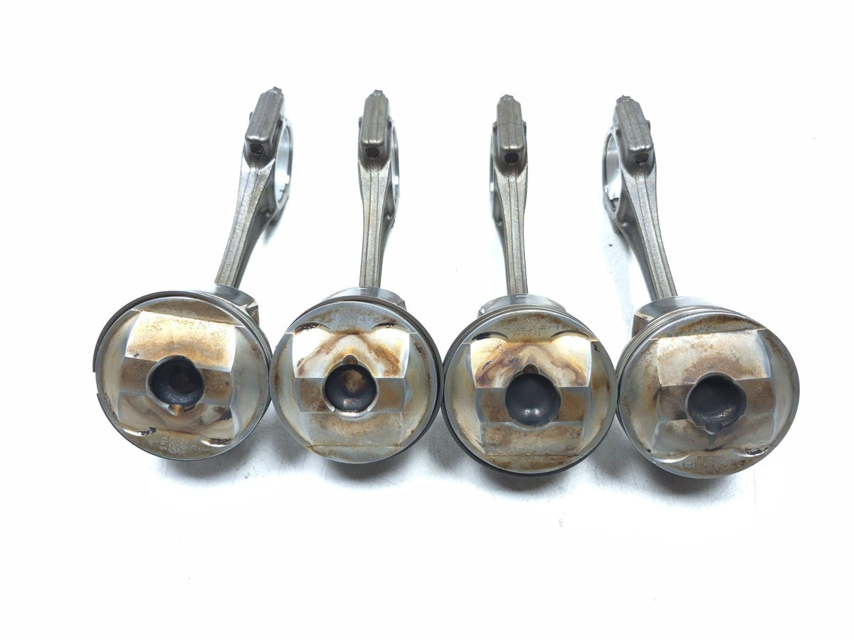 2014 Mazda 3 2.0l Engine Connecting Rod W/ Piston 4 Pcs OEM