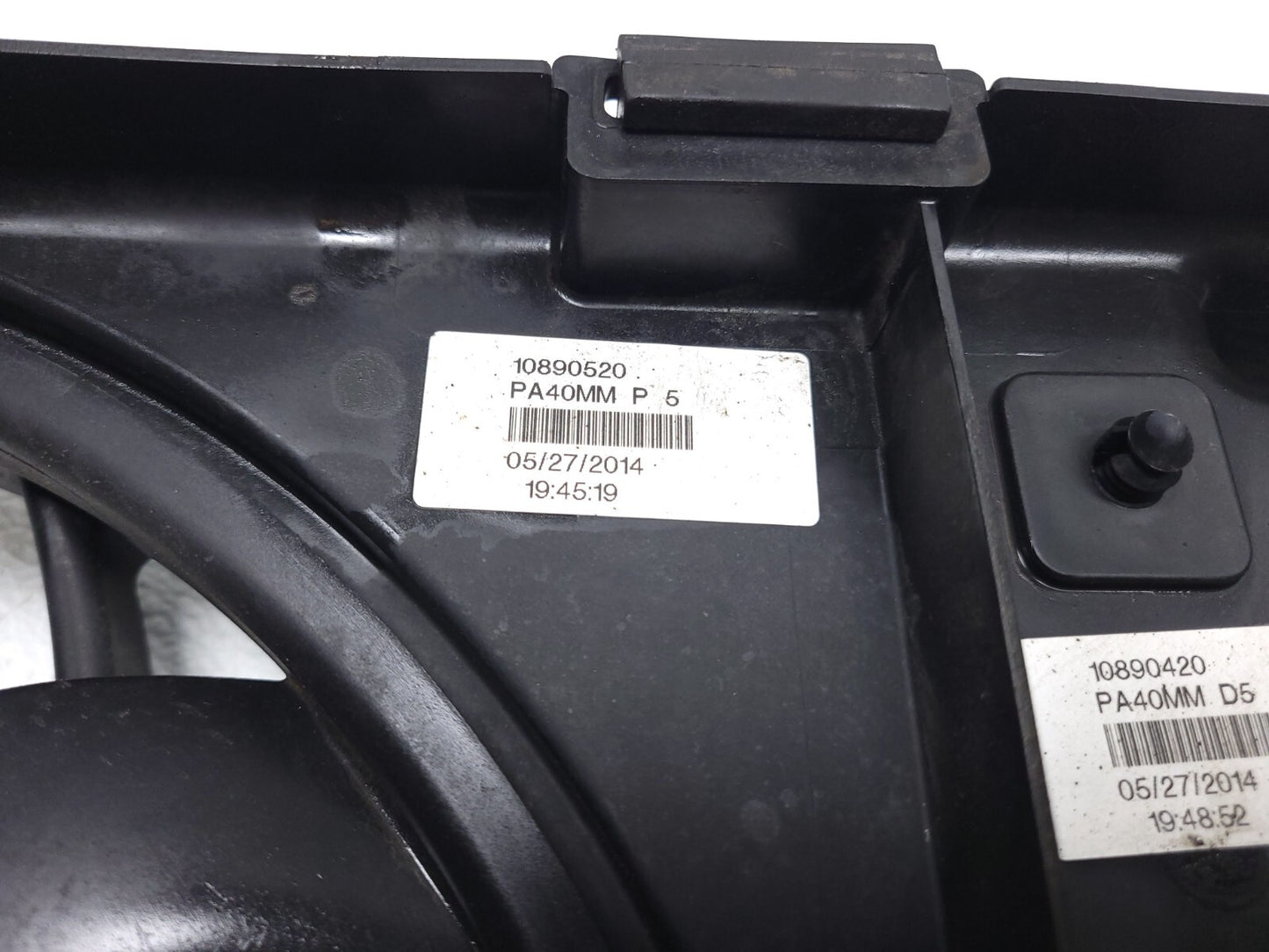 2014 Ford Fusion Radiator Cooling Fan Motor Assy OEM