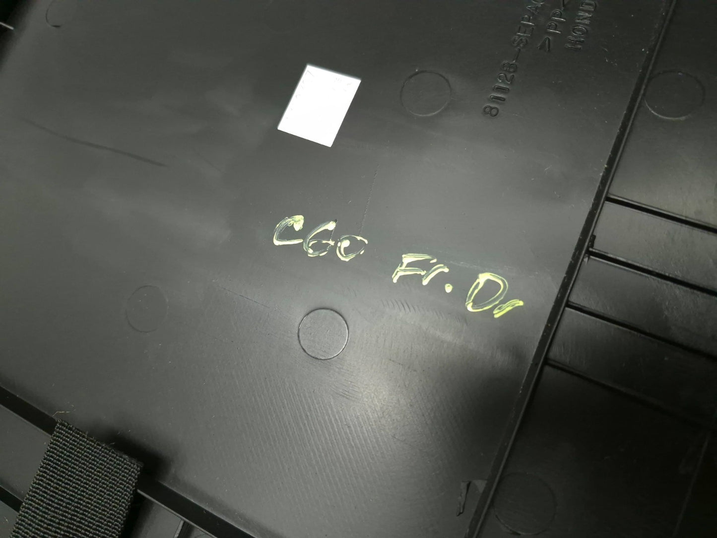 2007 Acura Tl Type-s Front Seat Back Cover Panel Left Driver Side OEM