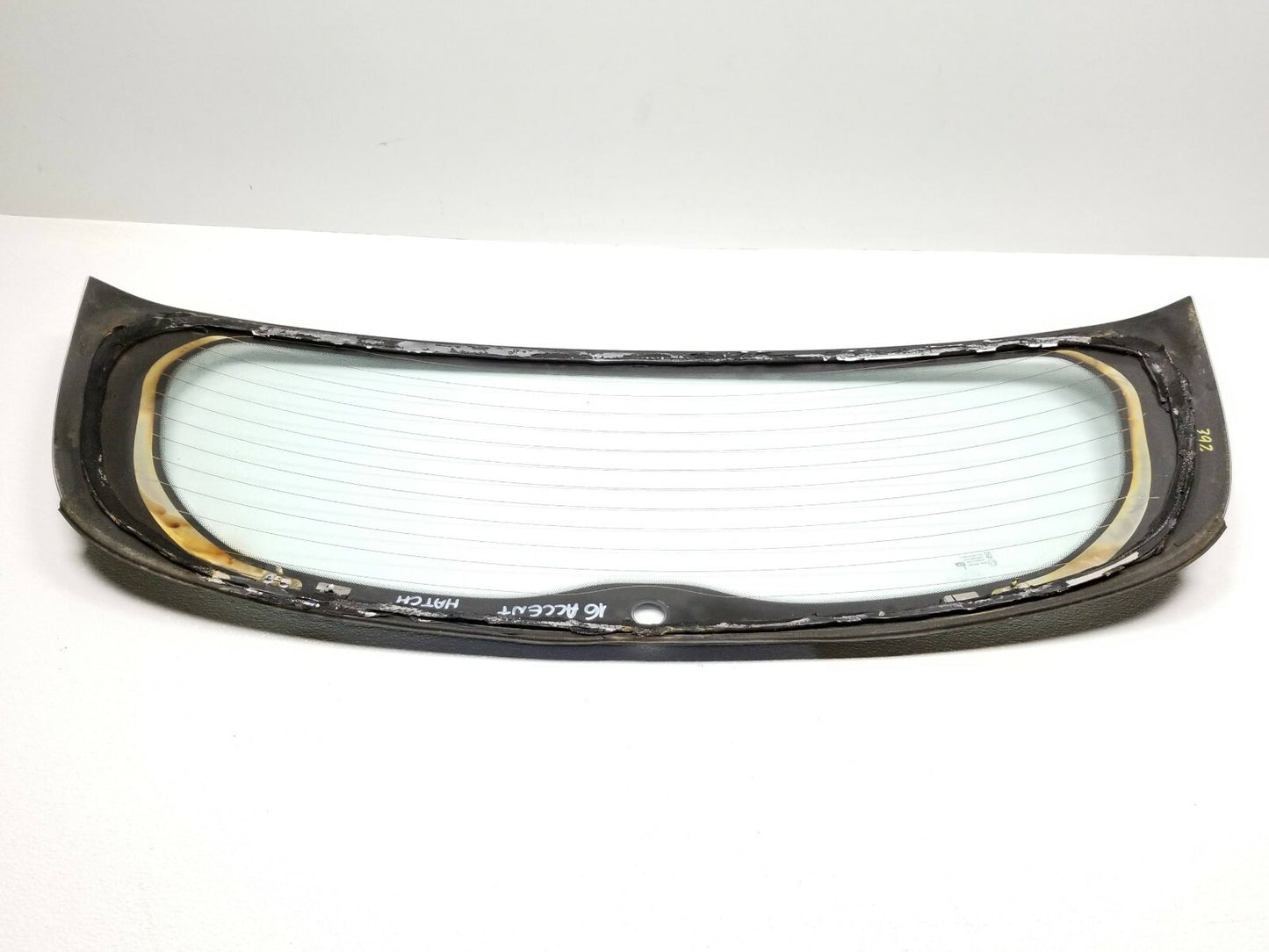 2016 Hyundai Accent Hatchback Rear Back Tailgate Window Glass OEM
