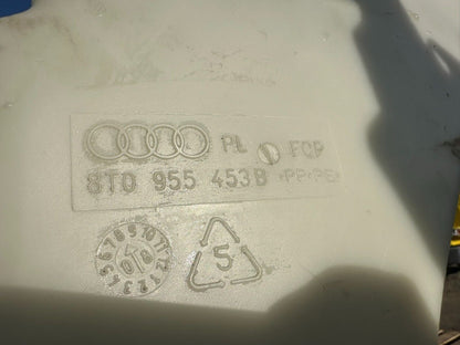 06-09 Audi A4 Windshield Washer Fluid Reservoir Bottle OEM 8t0955453b