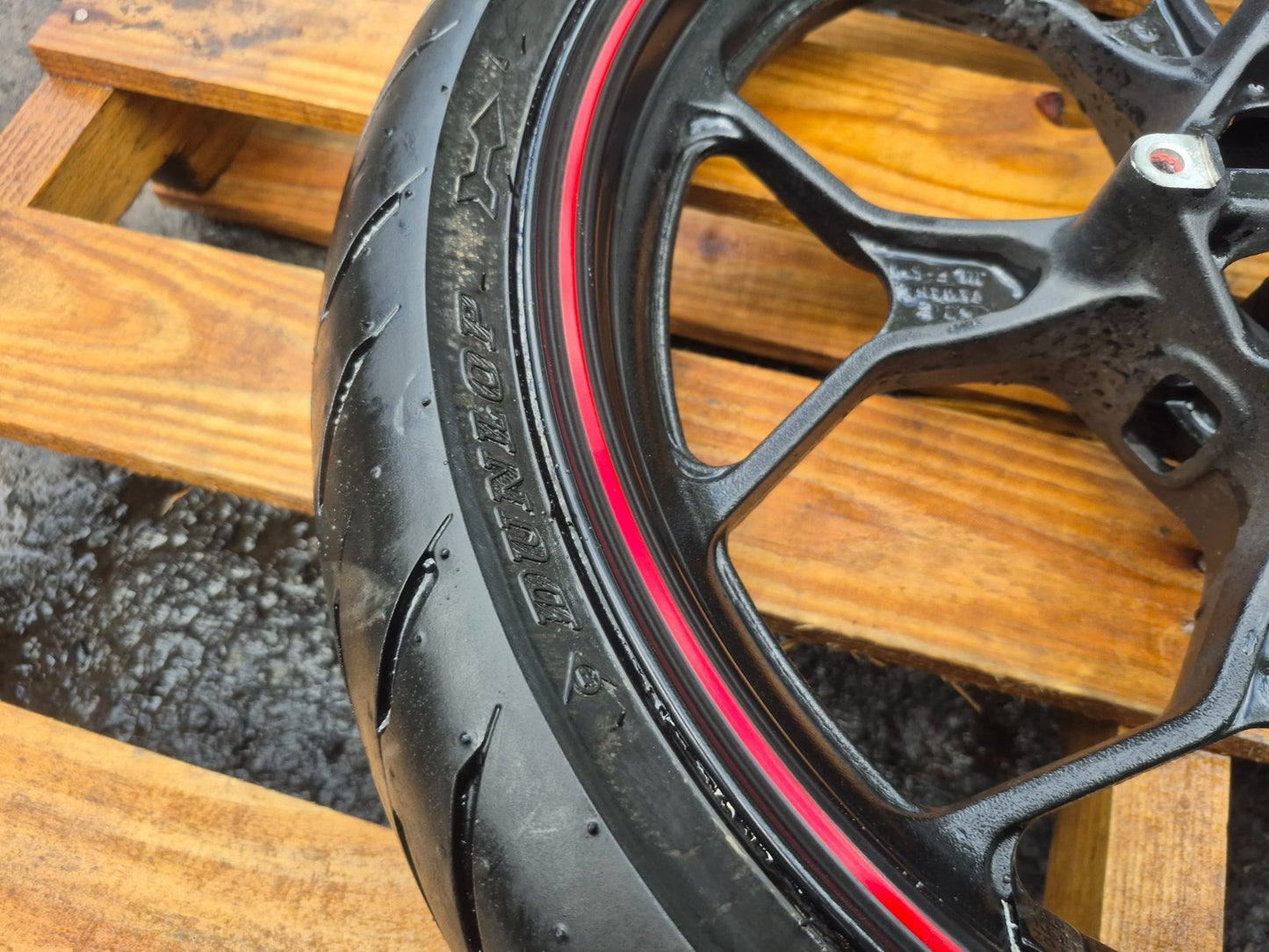 2016 Yamaha R3 Yzfr3 Wheel Rim W/tire Front & Rear Pair OEM