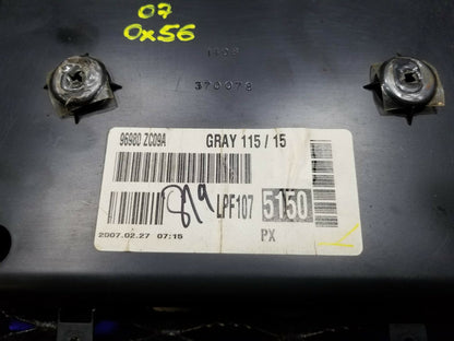 2007 Infiniti Qx56 Roof Information Gps Tv Display Screen OEM
