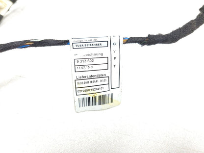 12-18 BMW 330xi F30 Door Wire Harness Front Passenger Side Right OEM ✅ 76k