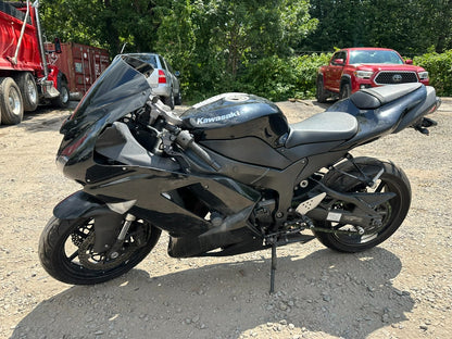 2007 Kawasaki Ninja Zx-6r Zx600 Front Holder Fork Under OEM