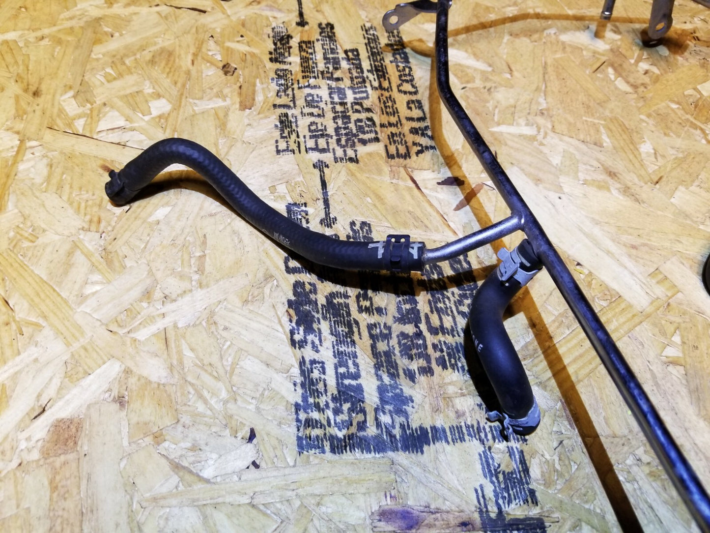 2014 Volkswagen Passat HVAC Heater Radiator Coolant Hose & Pipe Line OEM