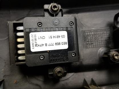 2012 Volkswagen Cс Front Passenger Seat Adjust Control Switch W/ Trim OEM