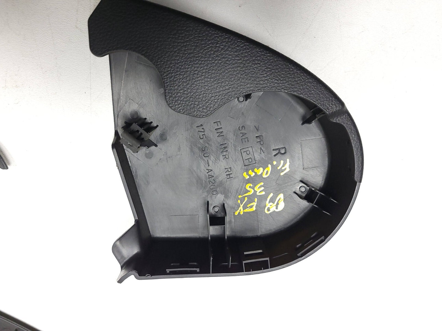 2009-2012 Infiniti Fx35 Front Seat Side Trim Cover & Switch Right Passenger  OEM