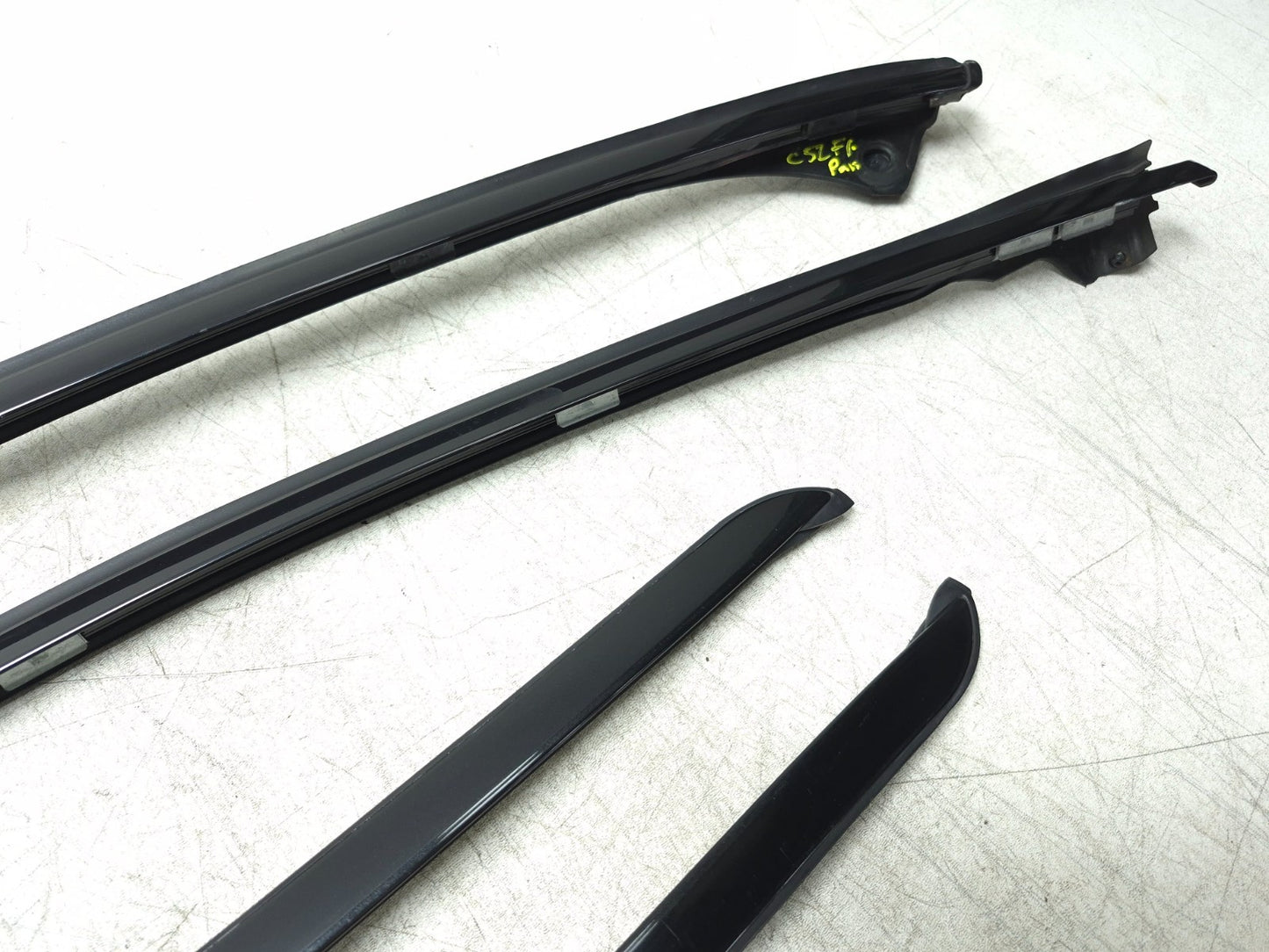 2008 BMW X6 E71 Front Windshield Drip Trim Molding Left & Right 4pcs OEM