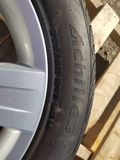 2007-2011 Dodge Caliber Sxt Wheel Rim W/ Tire 215/60r17 8/32" OEM