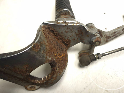 1997 Honda Magna Vf750 Front Left Foot Peg & Bracket W/ Shifter Lever OEM