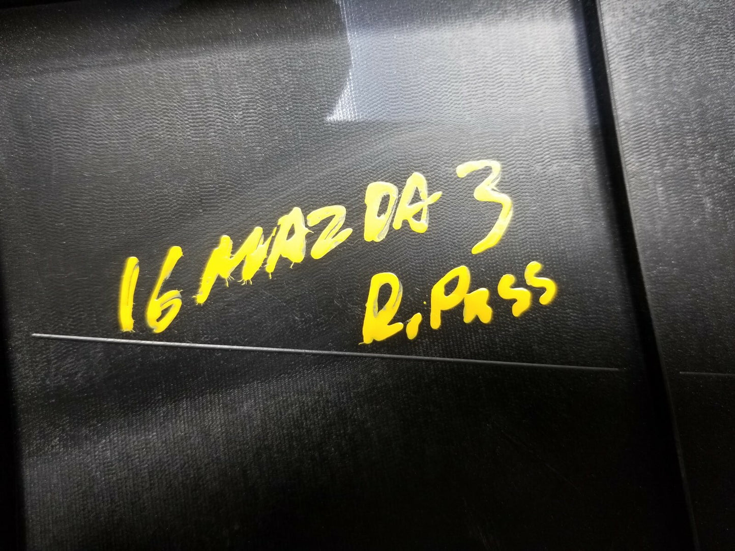 2016 Mazda 3 Sedan Rear Door Trim Panel Right Passenger Side OEM