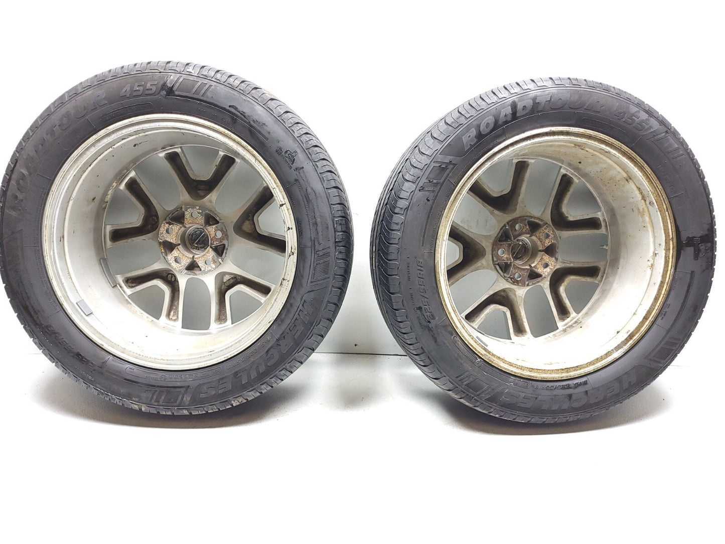 2012 Nissan Rogue Wheel Rim W/ Tire 225/55r18 Hercules 6.5/32" Pair OEM