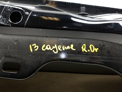 12-18 Porsche Cayenne Rear Driver Door Left Shell ( Paint: A1a1 ) OEM ✅