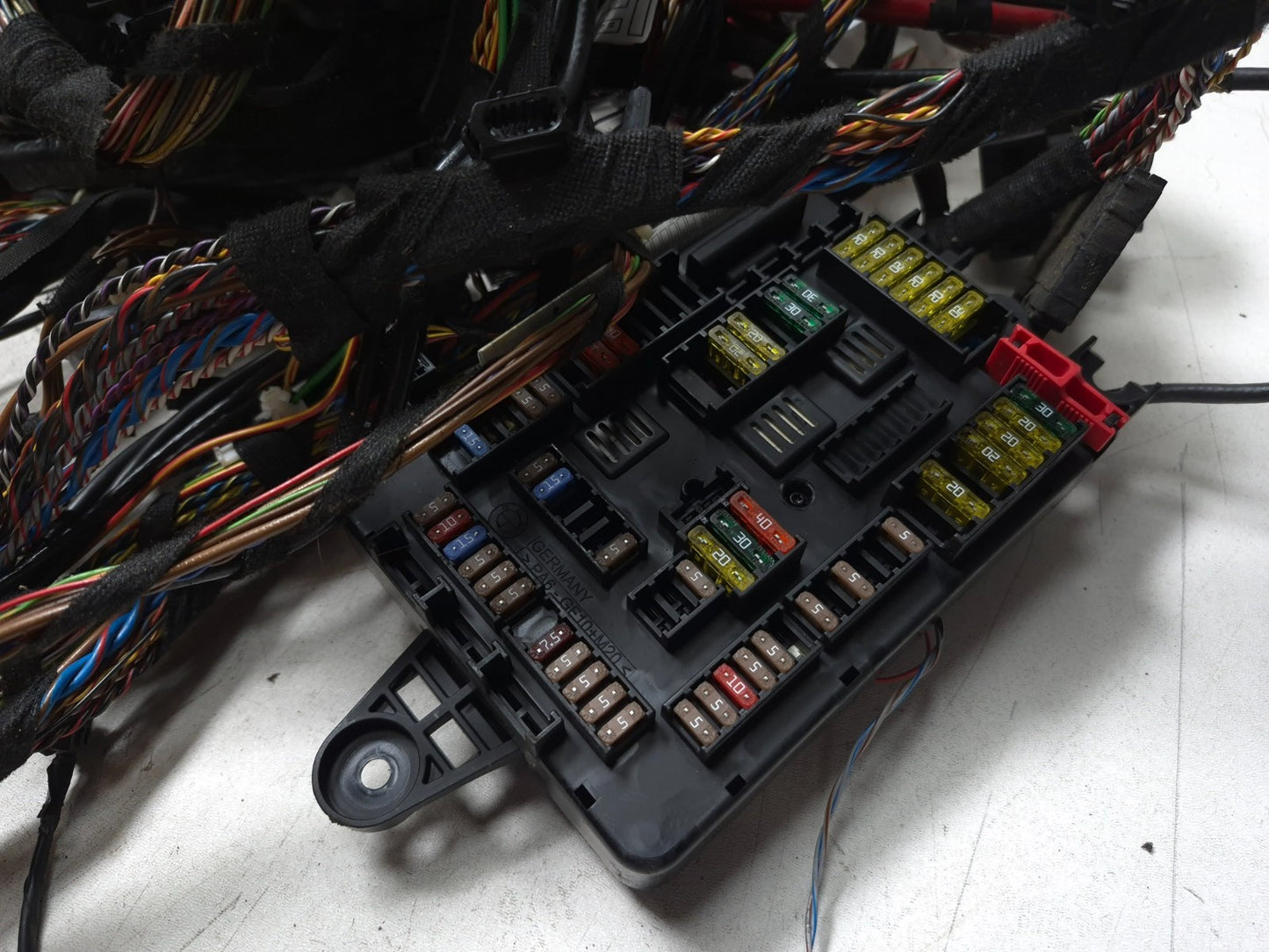 2013 BMW 328i F30 Main Body Wire Harness W/ Fuse Box OEM