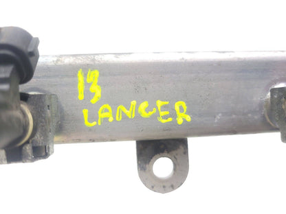 10 - 15 Mitsubishi Lancer Fuel Rail W/ Injectors 2.0l OEM 56k Miles