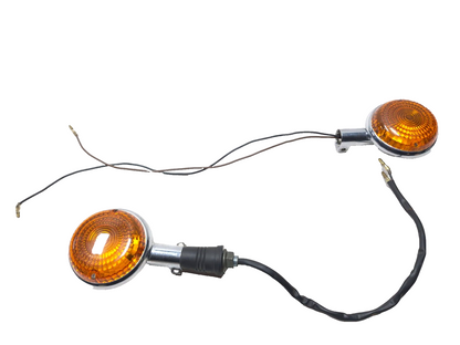 1996 Yamaha Virago Xv750 Rear Left & Right Turn Signal Pair OEM