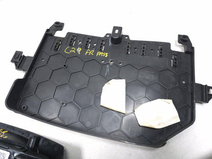 2017 Jaguar Xe Front Right Passenger Seat Trim Cover & Switch 5pcs OEM