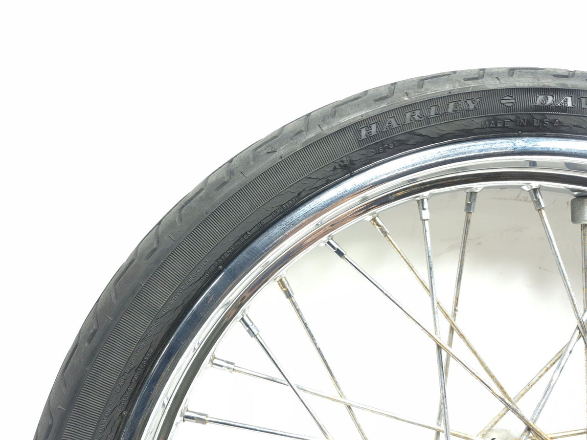 2006 Harley Sportster Xl1200c Xl883c Wheel Rim W/ Tire Front & Rear R16 R21 OEM