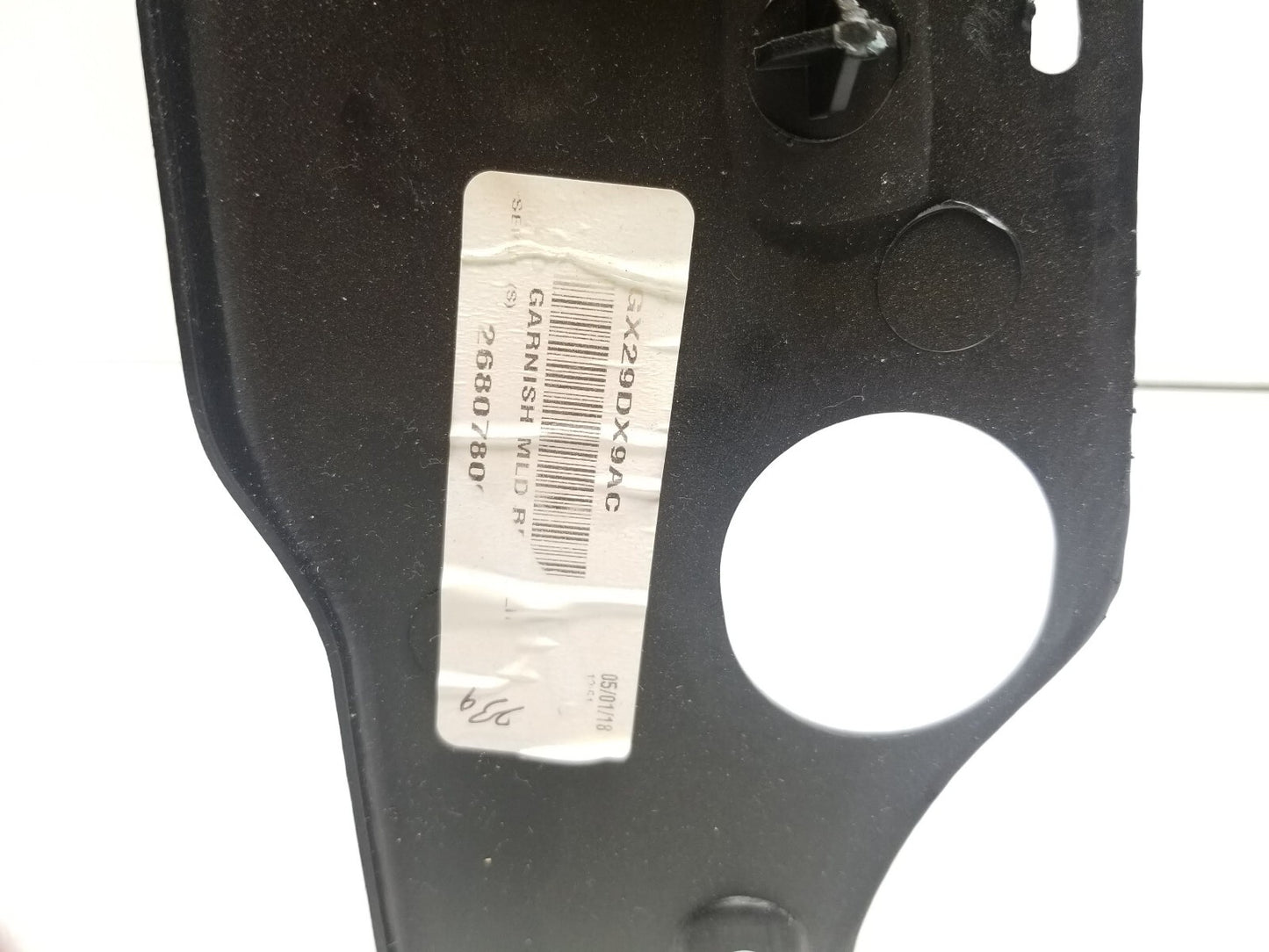2018 Dodge Durango Rear Door Window Frame Trim Panel Driver Side Left OEM