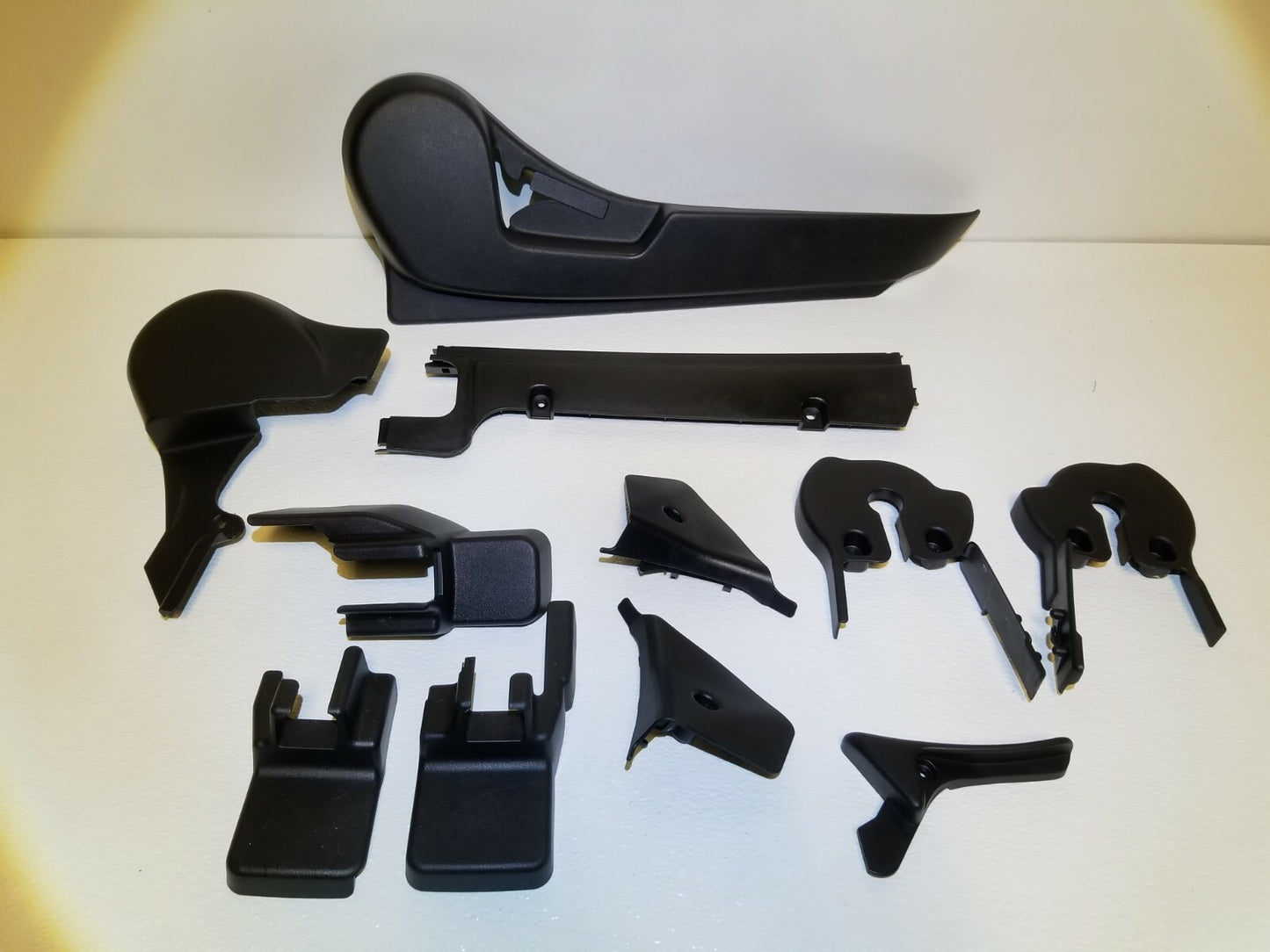 10-17 Mitsubishi Lancer Seat Trim Panel Cover Front Passenger Side 11pcs OEM 56k