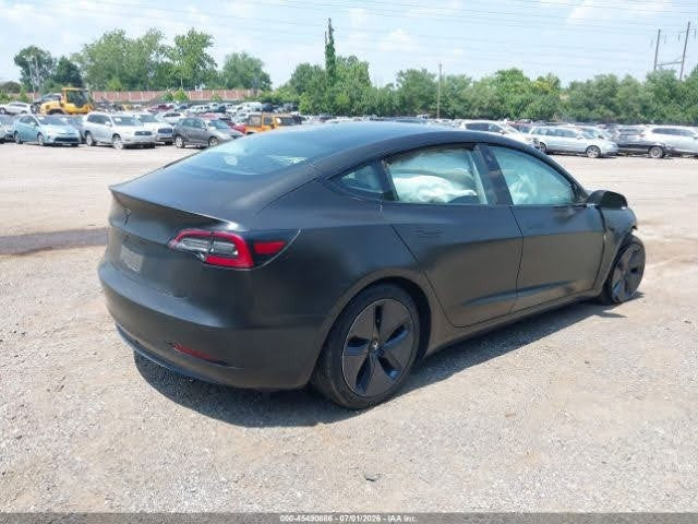 2018 Tesla Model 3 Rear Exterior Door Handle Passenger Side 1081832-00-g OEM