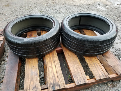 Continental Procontact 235/40r19 96w Pair Used Tire