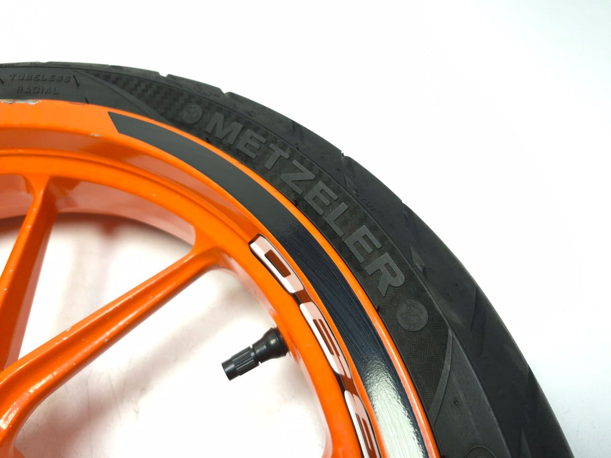 2017 Ktm 390 Duke Wheel Rim W/ Tire R 17x3 17x4 Front & Rear Pair OEM
