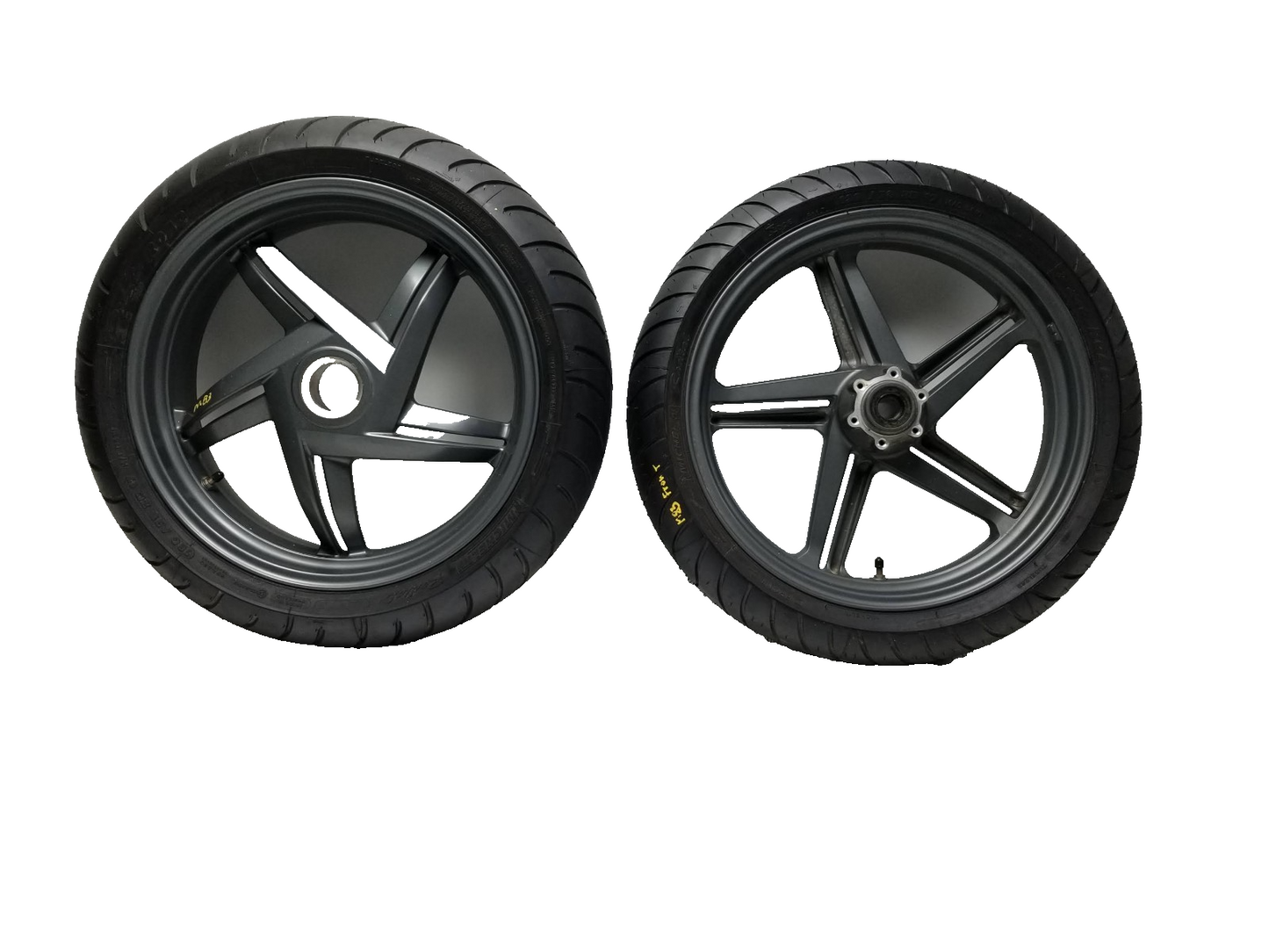 2002 Aprilia Rst 1000 Futura Front & Rear Wheel Assembly OEM