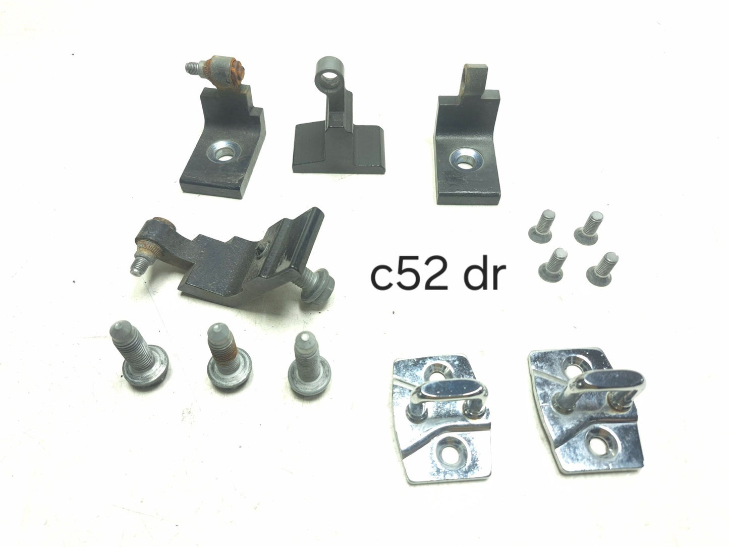2008 BMW X6 E71 Door Hinge & Striker Front & Rear Driver Side Left OEM