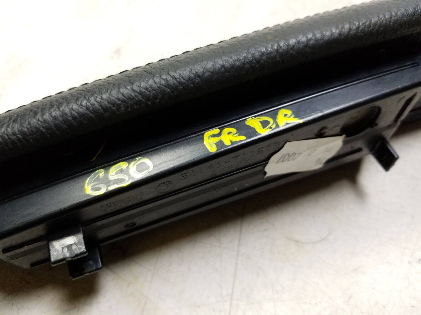 06 07 08 09 10 BMW 650i Front Door Armrest Driver Left Side OEM