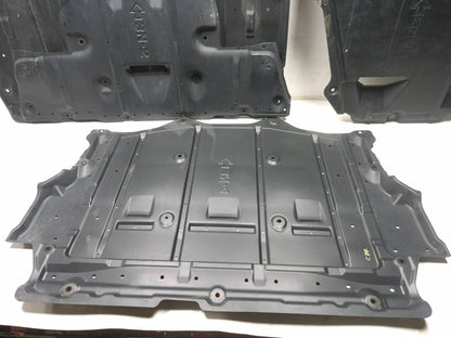2012 Nissan Leaf Under Engine Battery Cover Plastic Splash Shield 4pcs OEM