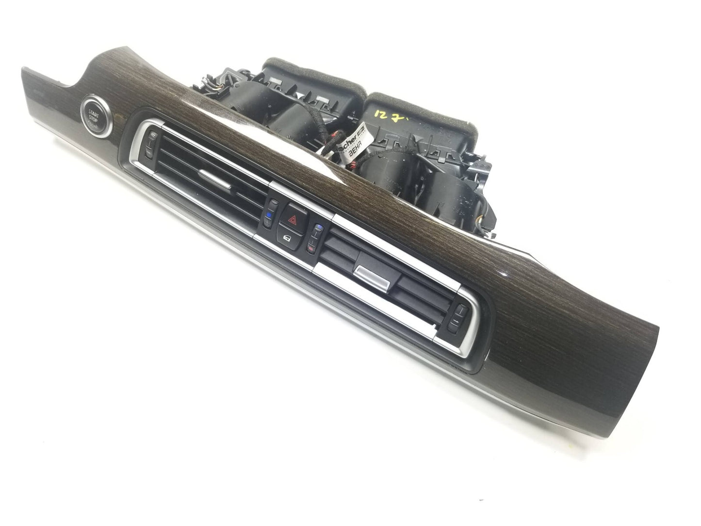 09 10 11 12 BMW 750li Dash Center Air Vent Panel W/ Start & Hazard Switch OEM