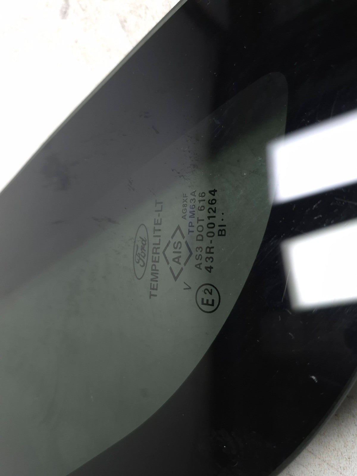 2019 Ford Ecosport Quarter Vent Glass Rear Driver Side Left OEM