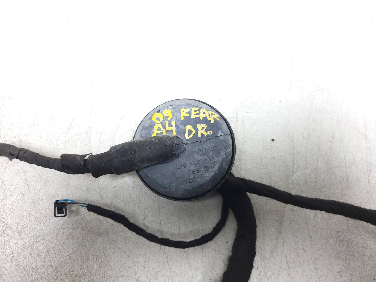 2009 - 2016 Audi A4 S4 Sedan Rear Door Wire Harness Driver Side Left OEM