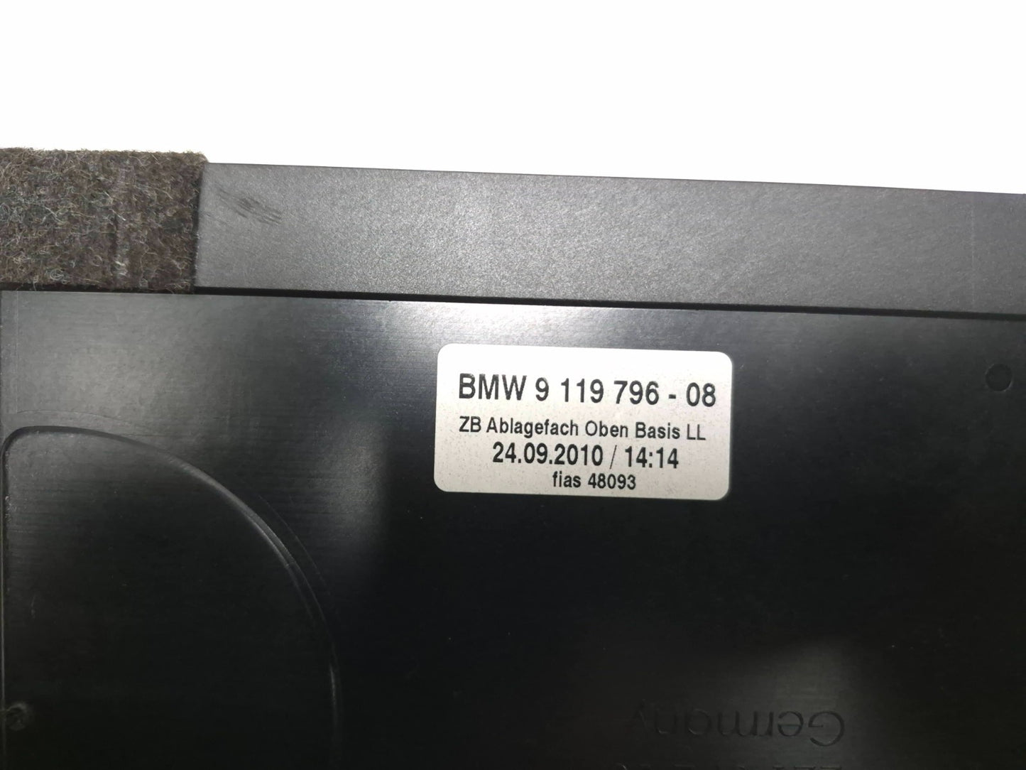 2011 BMW 750li Dashboard Glove Box Storage Tray OEM