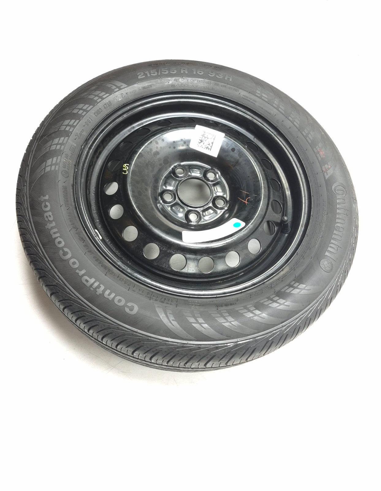 2013 Ford Focus Spare Tire 215/55r16 OEM