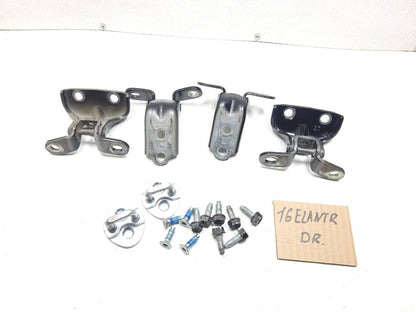 2016 Hyundai Elantra Door Hinge Front & Rear Left Driver Side Set OEM