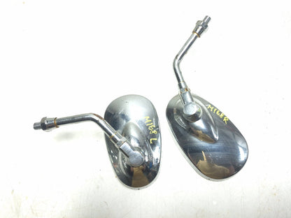 1991 Kawasaki Vulcan 500 En500 Mirror Left & Right Pair OEM