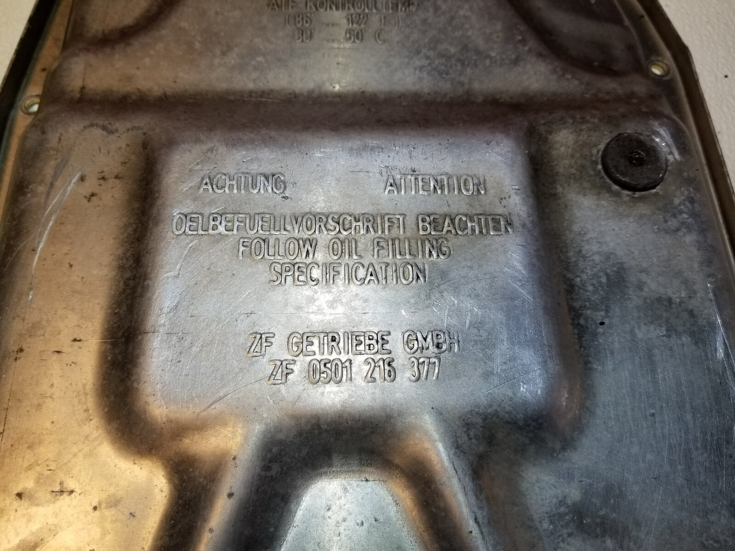 2014 Audi A6 Transmission Oil Pan OEM
